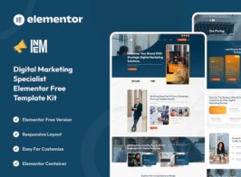 Inem – Digital Marketing Specialist Elementor Template Kit