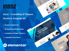 Ineoz – Consulting & Finance Business Elementor Template Kit