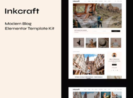 Inkcraft – Modern Blog & Magazine Elementor Pro Template Kit