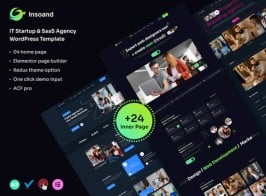 Insoand – IT Startup & SaaS Agency WordPress Theme