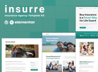 Insurre – Insurance Agency Elementor Template Kit