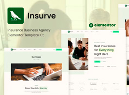 Insurve – Insurance Business Agency Elementor Template Kit