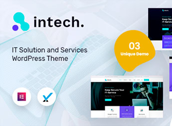 Intech – IT Solutions Company WordPress Theme