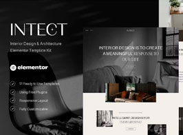 Intect – Interior Design & Architecture Elementor Template Kit