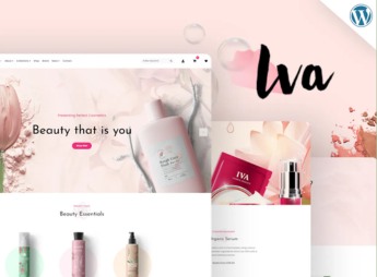 Iva – Beauty Cosmetics Shop WordPress Theme