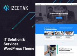 Izeetak – IT Solutions & Services WordPress Theme