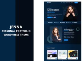Jenna – Personal Portfolio WordPress Theme