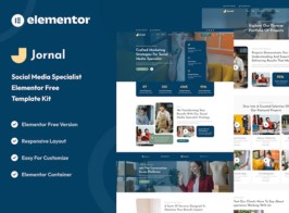 Jornal – Social Media Specialist Elementor Template Kit
