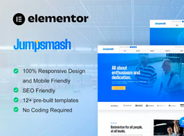 JumpSmash – Badminton Club & Sport Community Elementor Template Kit