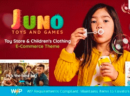 Juno – Kids Toys & Games Store WordPress Theme