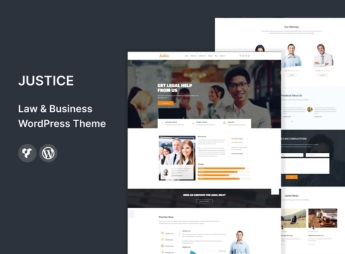 Justice – Law & Business WordPress Theme