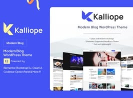 Kalliope – Modern Blog WordPress Theme