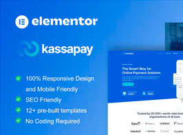 Kassapay – Online Payment Gateway Elementor Template Kit