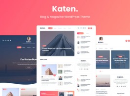 Katen – Blog & Magazine WordPress Theme