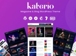 Katerio – Magazine & Blog WordPress Theme