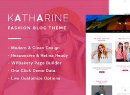 Katharine – Modern Fashion Blog Theme