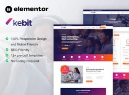 Kebit – Broadband Service Provider & Internet Elementor Template Kit