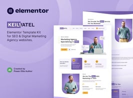 Keilvatel – SEO & Digital Marketing Agency Elementor Template Kit