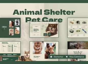 Kenneli – Animal Shelter Pet Care Elementor Pro Template Kit