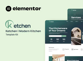 Ketchen – Modern Kitchen Elementor Template Kit