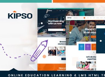 Kipso – Online Education Learning Elementor Template Kit