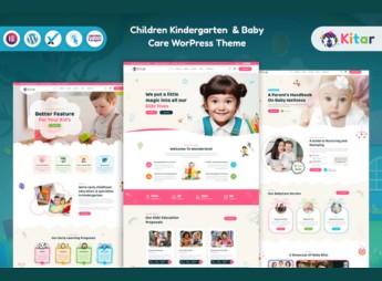 Kitar – Children Kindergarten & Baby Care WordPress Theme