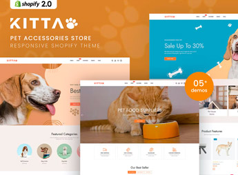 Kitta – Pet Accessories Store Shopify 2.0 Theme