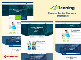 Kleaning – Cleaning Service Elementor Template Kits