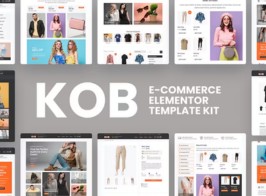Kob – E-Commerce Elementor Pro Template Kit