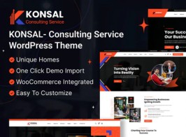 Konsal – Corporate Business & Consulting WordPress Theme