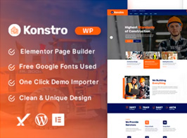 Konstro – Construction WordPress Theme