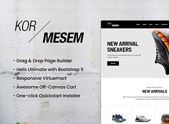 Kormesem – Apparel Onlines Store Virtuemart Joomla Template