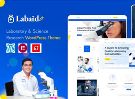 Labaid – Laboratory & Science Research WordPress Theme
