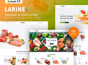 Larine – Organic & Food Store Shopify Theme