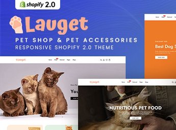 Lauget – Pet Shop & Pet Accessories Responsive Shopify 2.0 Theme