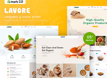 Lavore – Organic & Food Store Shopify Theme