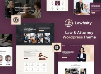 Lawfinity – Law and Attorney WordPress Theme