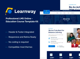 Learnway – Professional Online Education Courses Elementor Template Kit