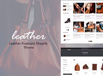 Leathery – Handcrafted Leather Store Theme
