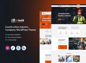 Lebuild – Construction Industry Company WordPress Theme