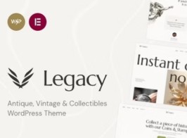 Legacy – Antique, Vintage & Collectibles WordPress Theme