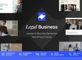 Legal Business – Attorney & Lawyer WordPress Theme