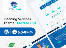 LetsClean – Cleaning Services Elementor Template Kit