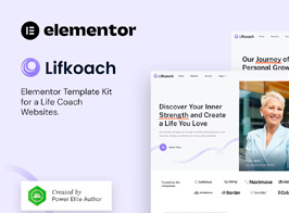 Lifkoach – Life Coach Kit de Templates para Elementor