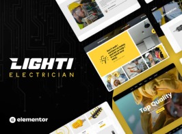 Lighti – Eletrician Elementor Pro Template Kit