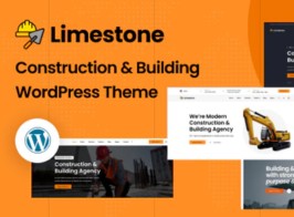 Limestone – Construction Building WordPress Theme