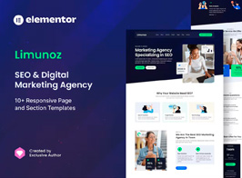 Limunoz – Digital Marketing & SEO Agency Elementor Template Kit