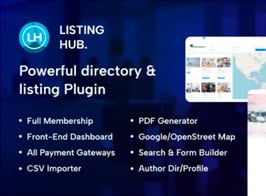 ListingHub – WordPress Business Directory Listing Plugin