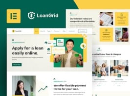 LoanGrid – Loans & Financing Elementor Template Kit