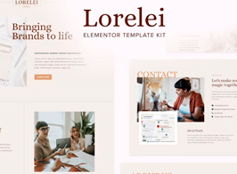 Lorelei – Feminine Business Elementor Template Kit